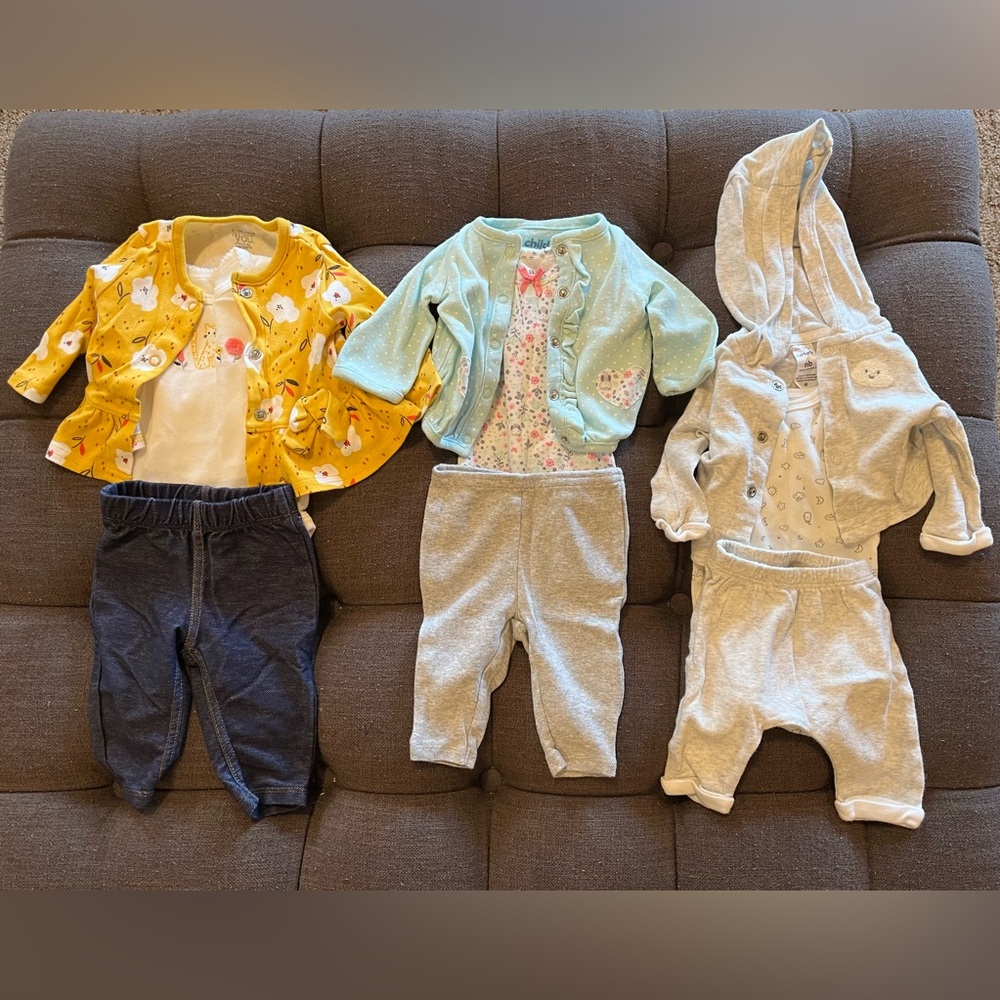 Newborn Girl Outfit Bundle